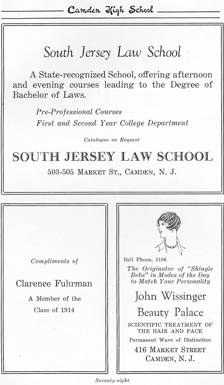 Advertisers page 78