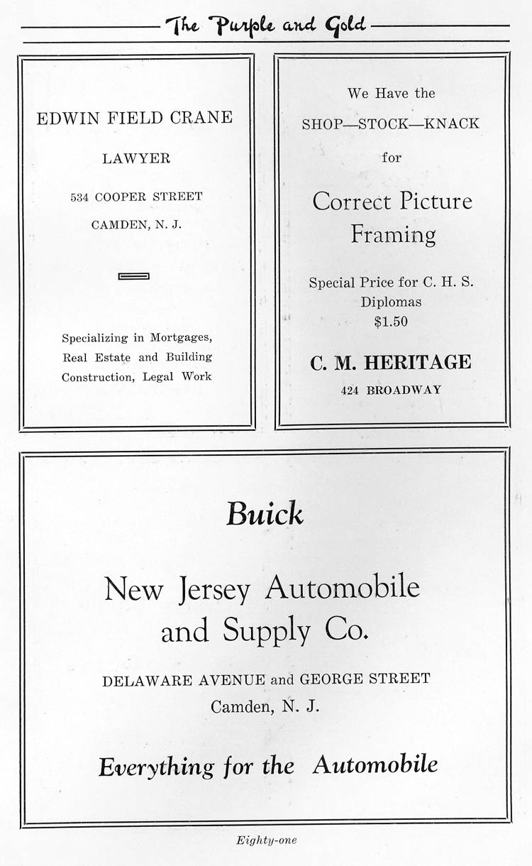 Advertisers page 81