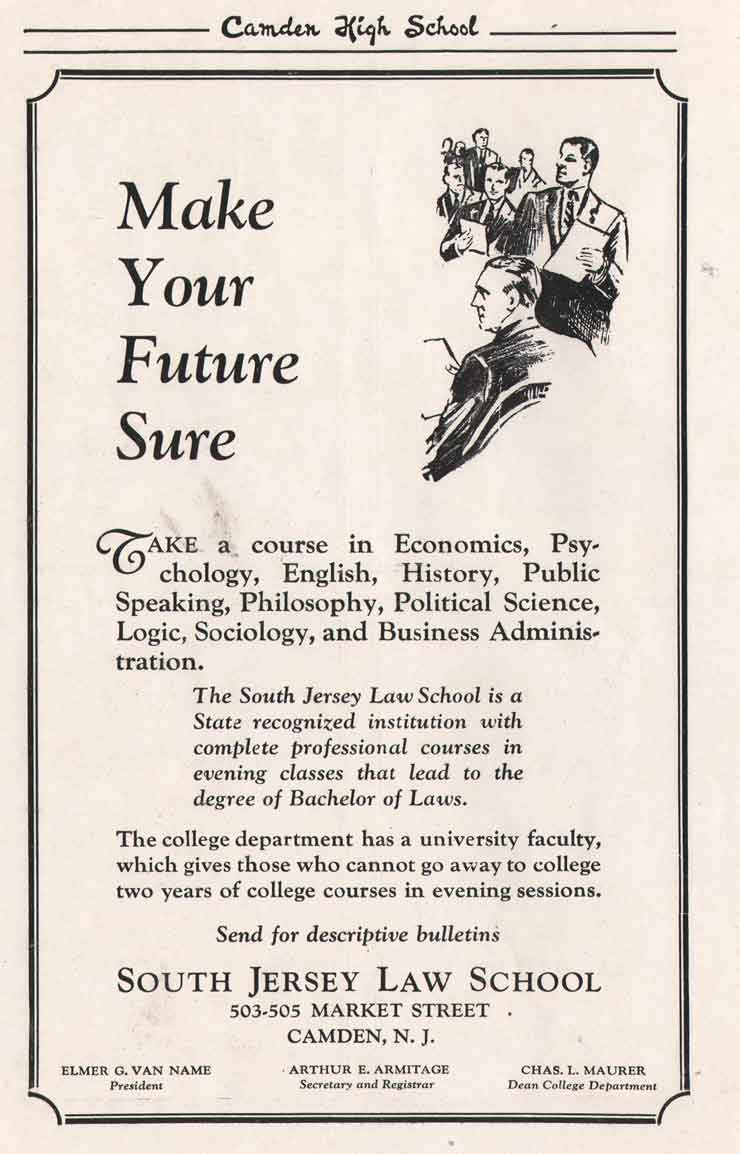 Yearbook advertisement page 108