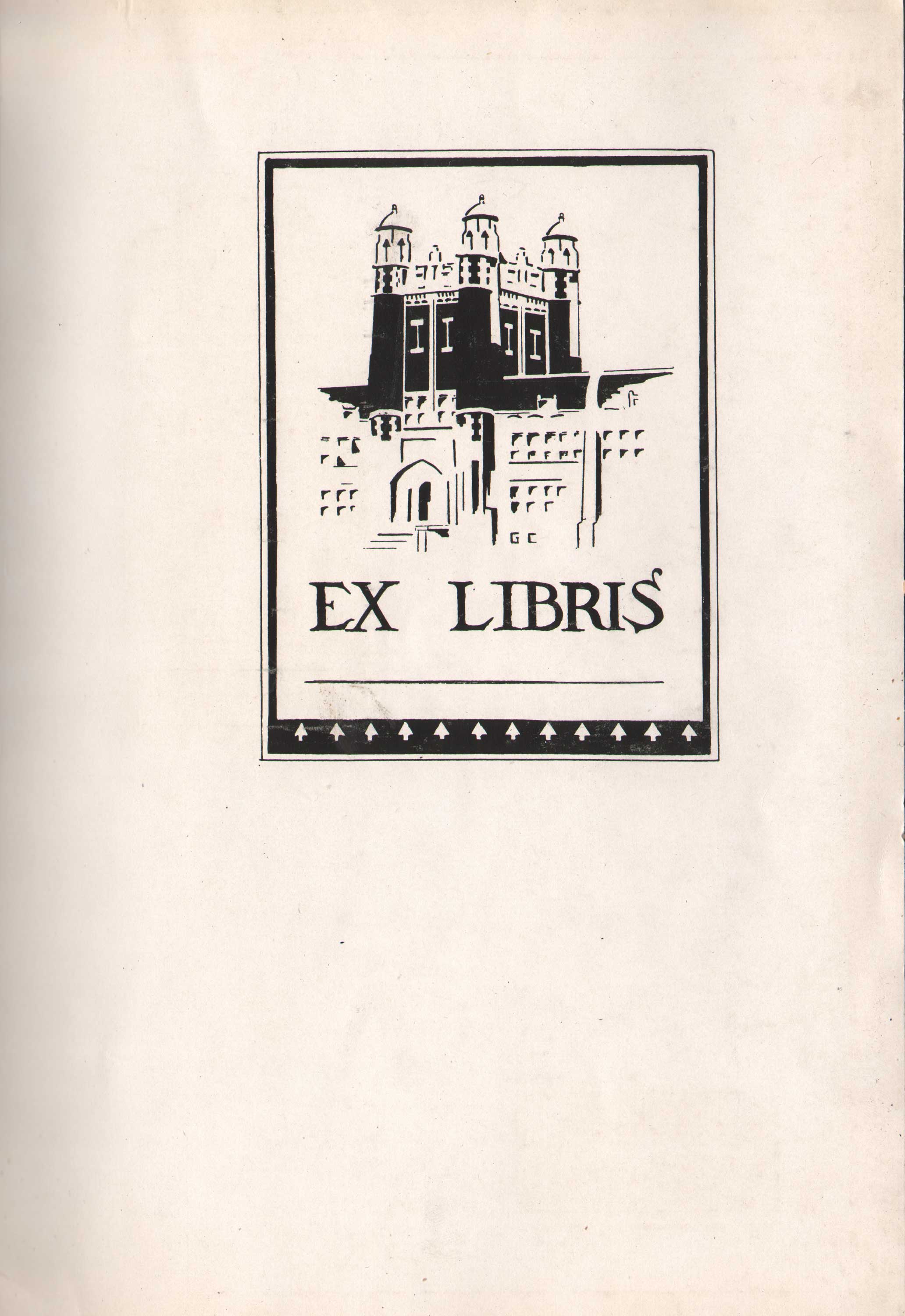 Purple and Gold yearbook title page, June 1929
