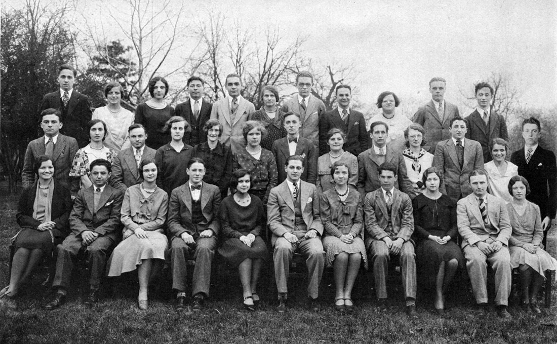 The Purple and Gold Committee of the June Class, 1930