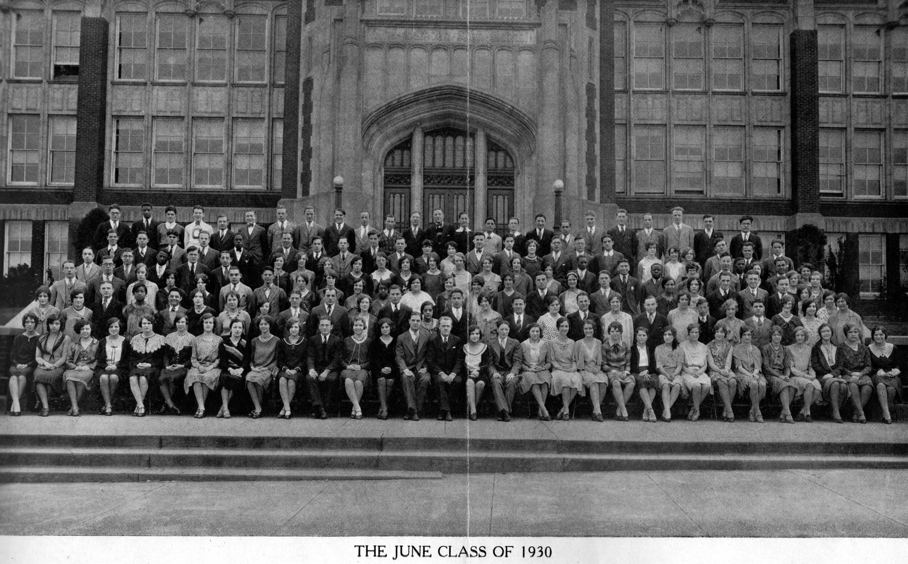 June 1930 class photograph