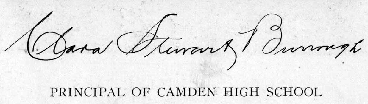 Camden High School 1930 yearbook page 8