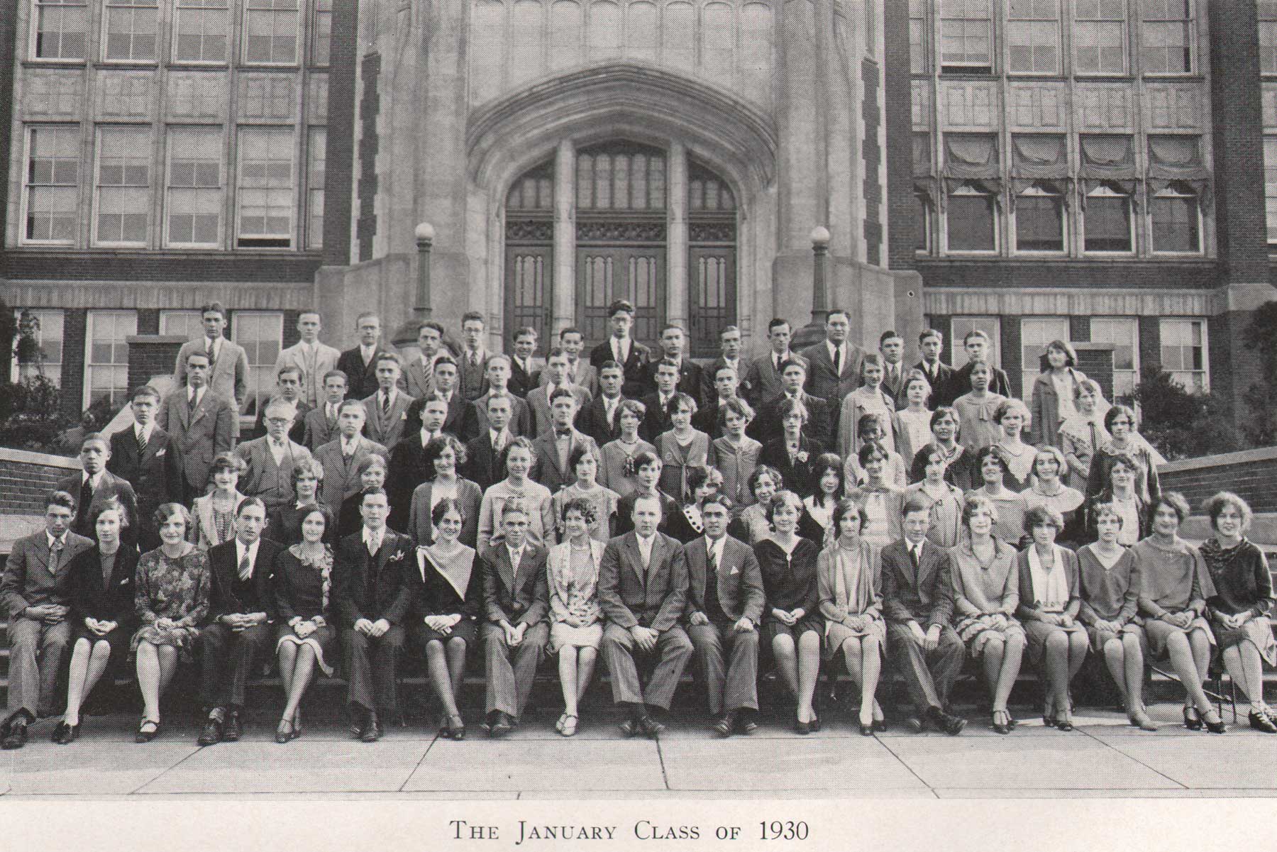 Camden High School faculty photograph, 1930