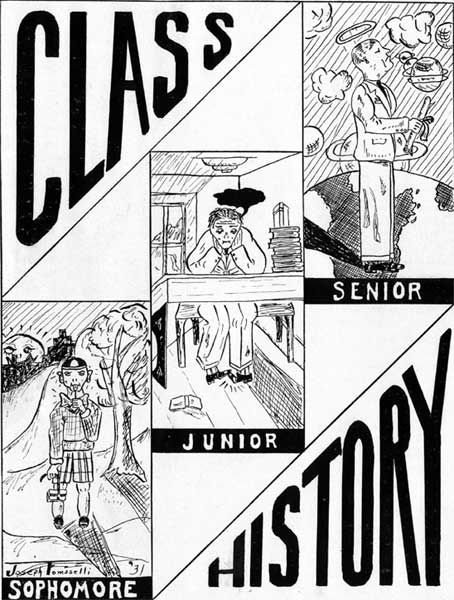Camden High School June 1931 Who's Who page