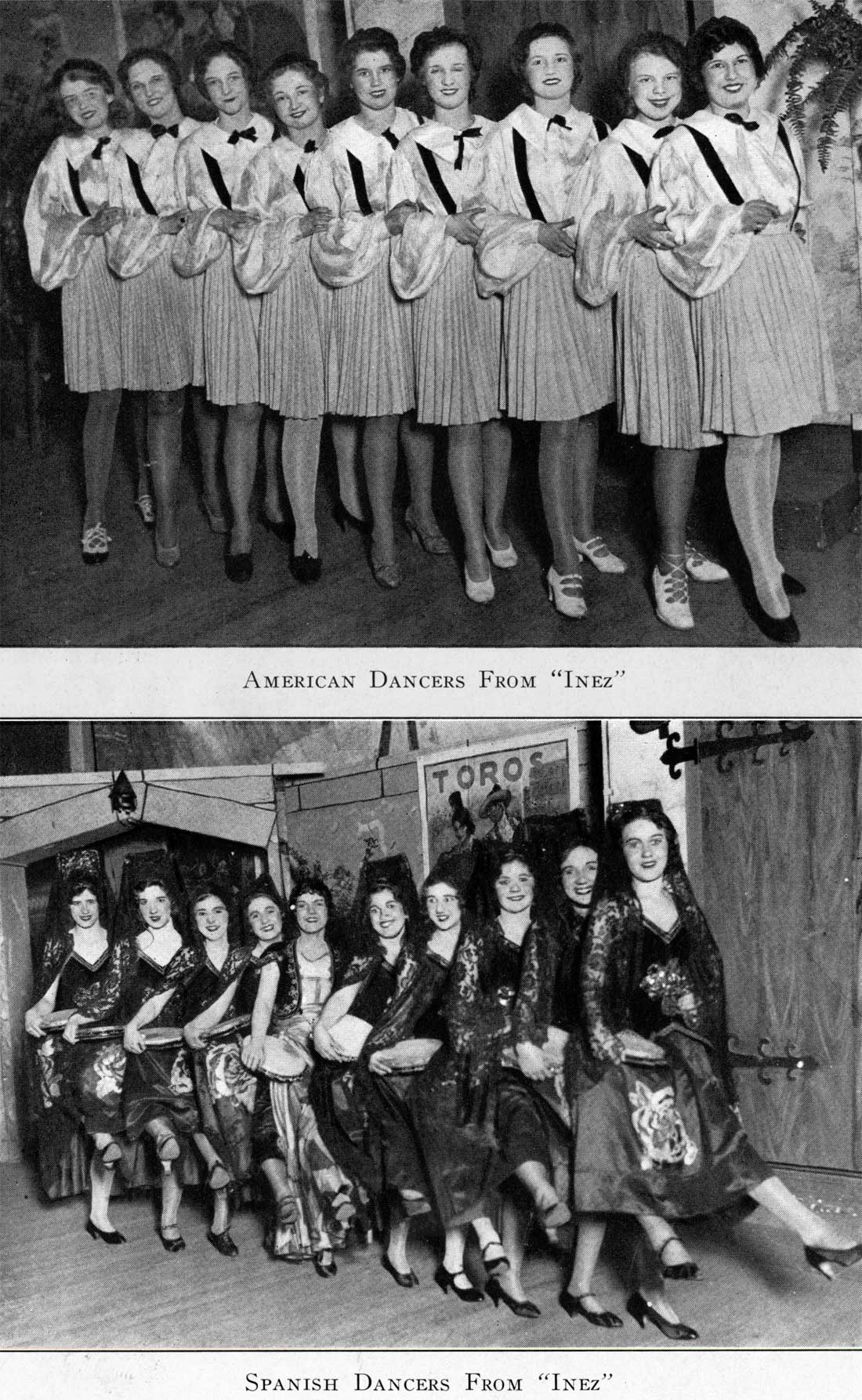 American Dancers from Inez, Camden High School senior play 1931