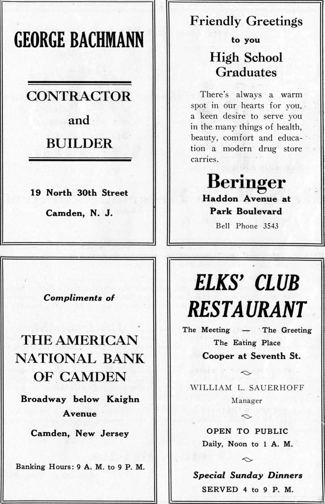 Camden High School June 1931 yearbook page 73