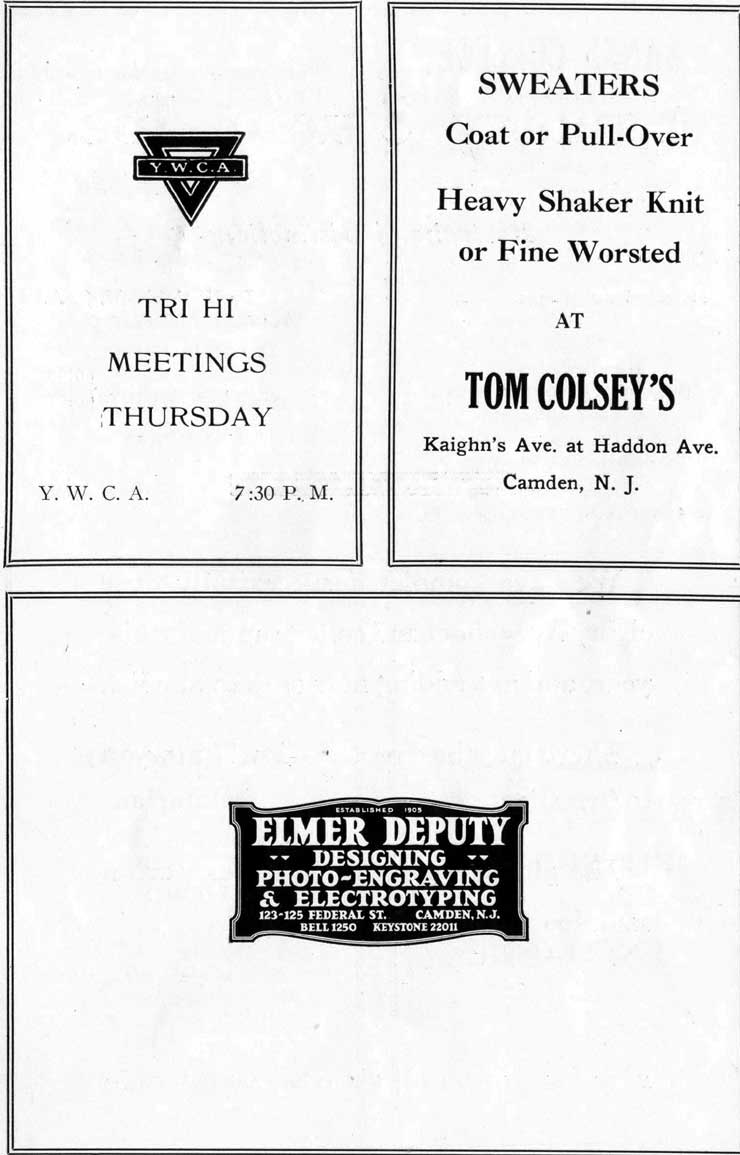 Camden High School June 1931 yearbook page 75