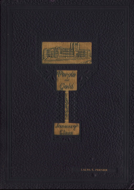 Camden High School June 1932 Purple and Gold yearbook cover