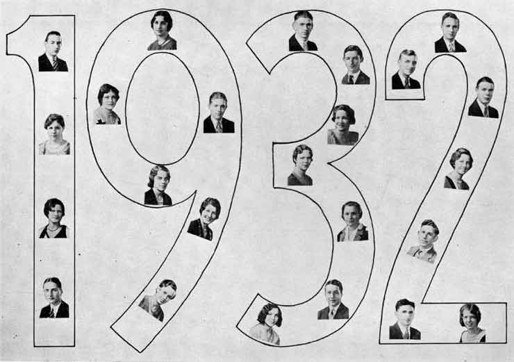 Camden High School yearbook dedication page