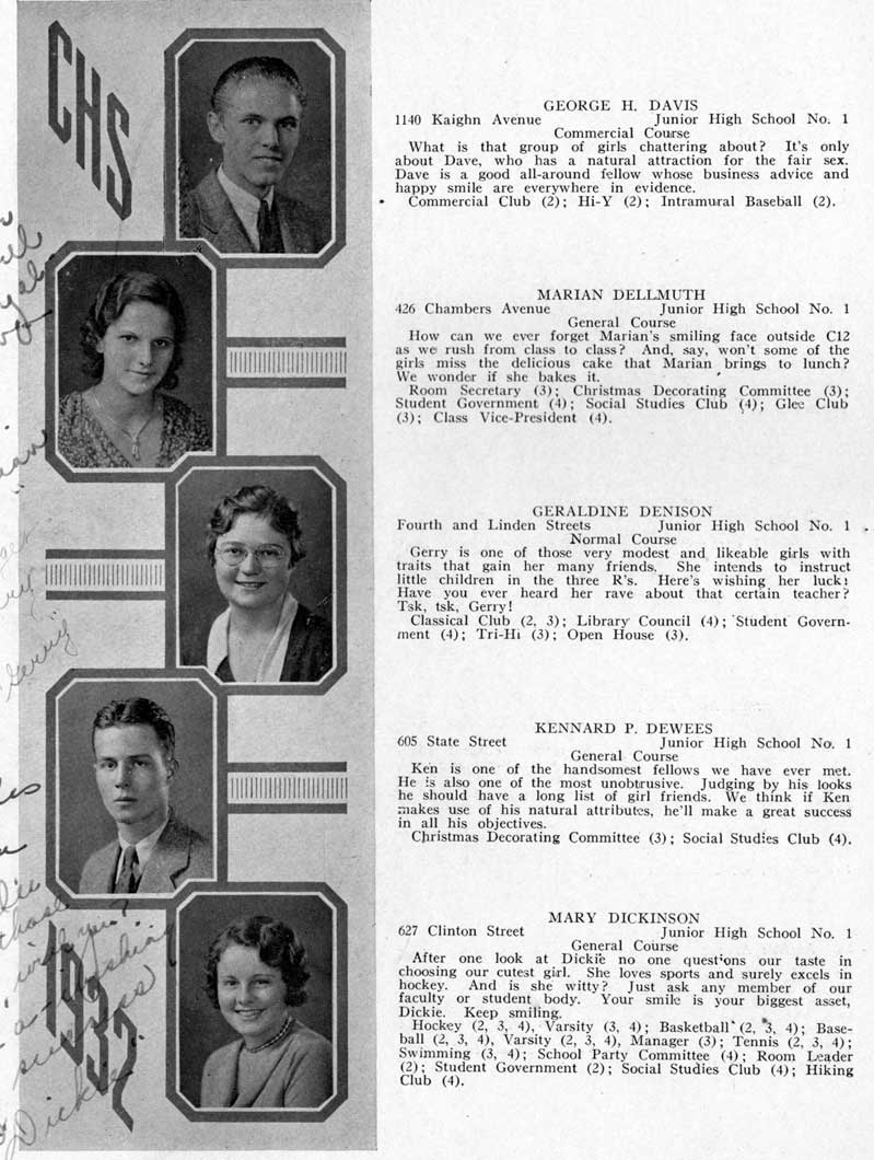 Student portraits: Lauretta Anna Carbona, Edward Cliver