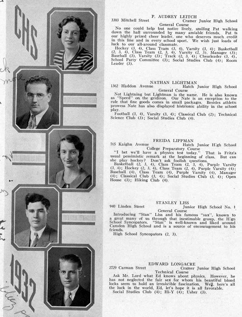 Student portraits: A. Orville Frome, George Funk