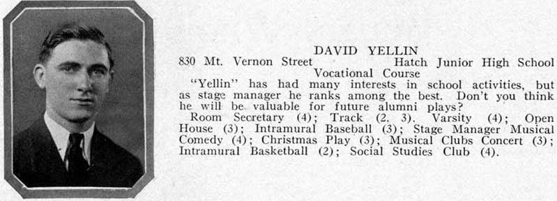 Student portraits: Liss through Yellin, Camden High School June 1932