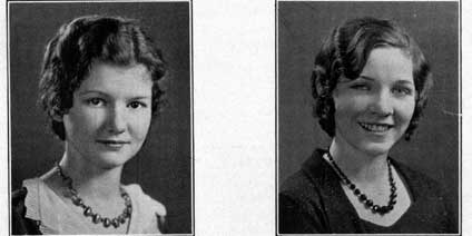 January 1933 vice-president and secretary, Camden High School yearbook