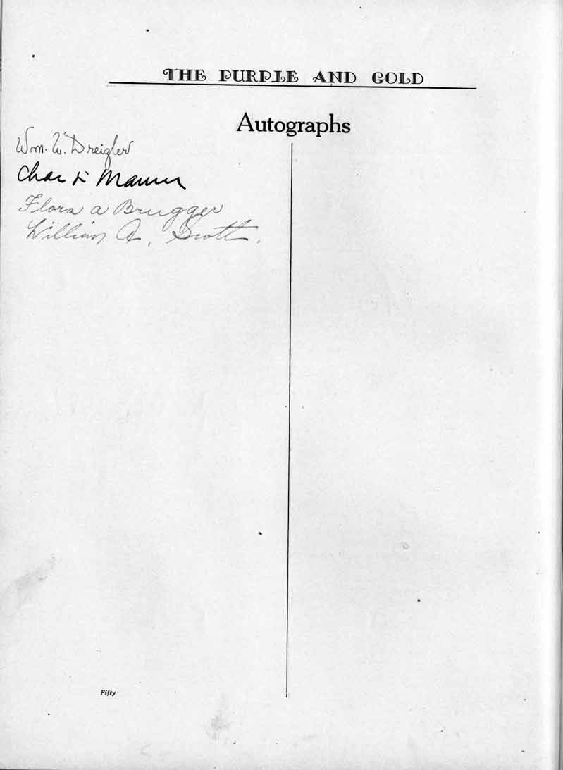 January Class of 1933 list, page 2