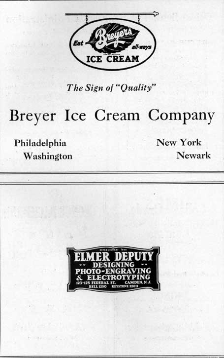 Advertisement pages, Camden High School June 1932 yearbook