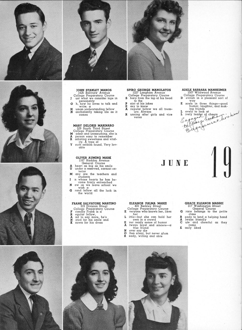 Page 74 — class portraits