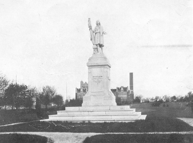 Statue of Christopher Columbus, Forest Hill Park, Camden