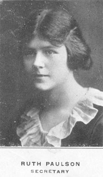 Ruth Paulson, Class of 1919
