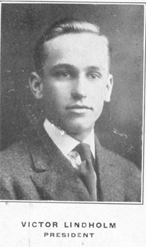 Victor Lindholm, Class of 1919