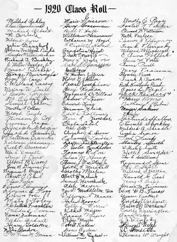 Page 143 of the 1919 Camden High School yearbook