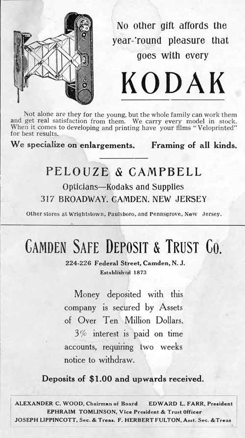Page 149 of the 1919 Camden High School yearbook