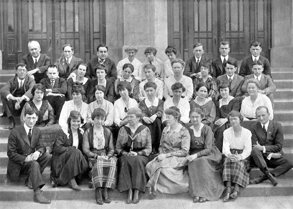 Camden High School faculty photograph, 1919