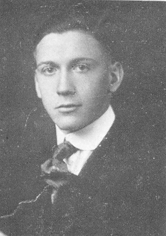 Herbert P. McAdams, 1115 Langham Avenue, 1919 Camden High School yearbook