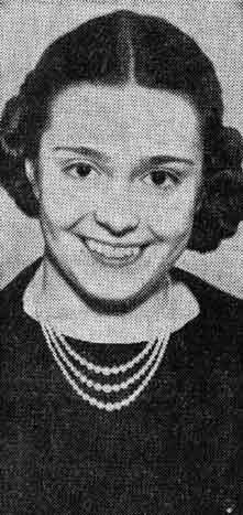 Betty Jones, student government vice president, Camden High School, 1938