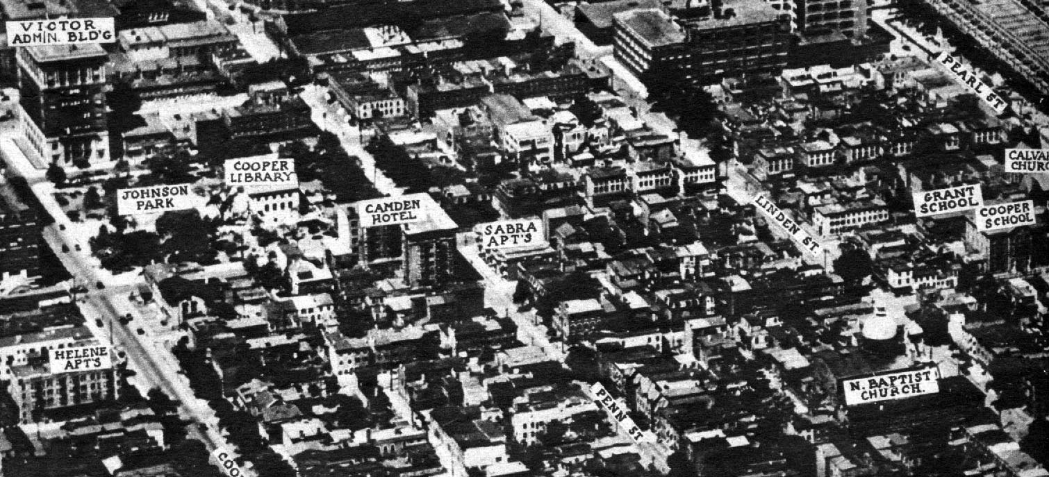 The Cooper and Grant Schools aerial view, 1925