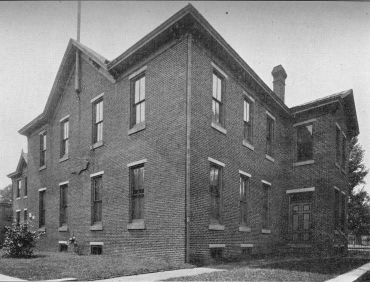 James A. Garfield School, exterior view