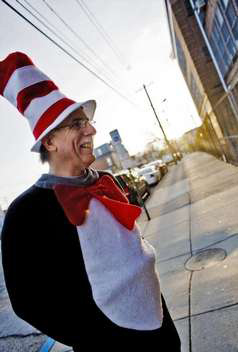 Principal Malcolm Adler on his last day at George Washington Elementary School, December 23, 2008