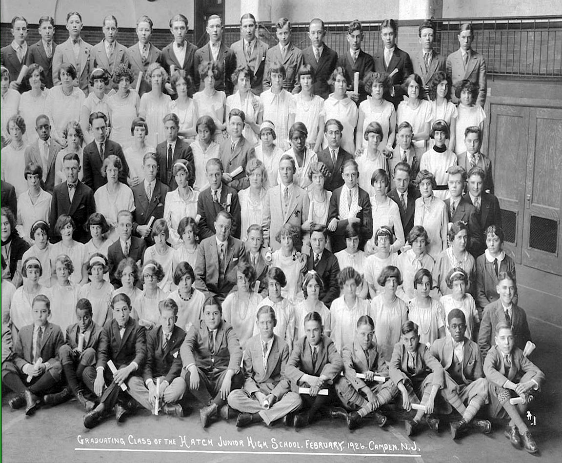 Graduating Class of the Hatch Junior High School, February 1926