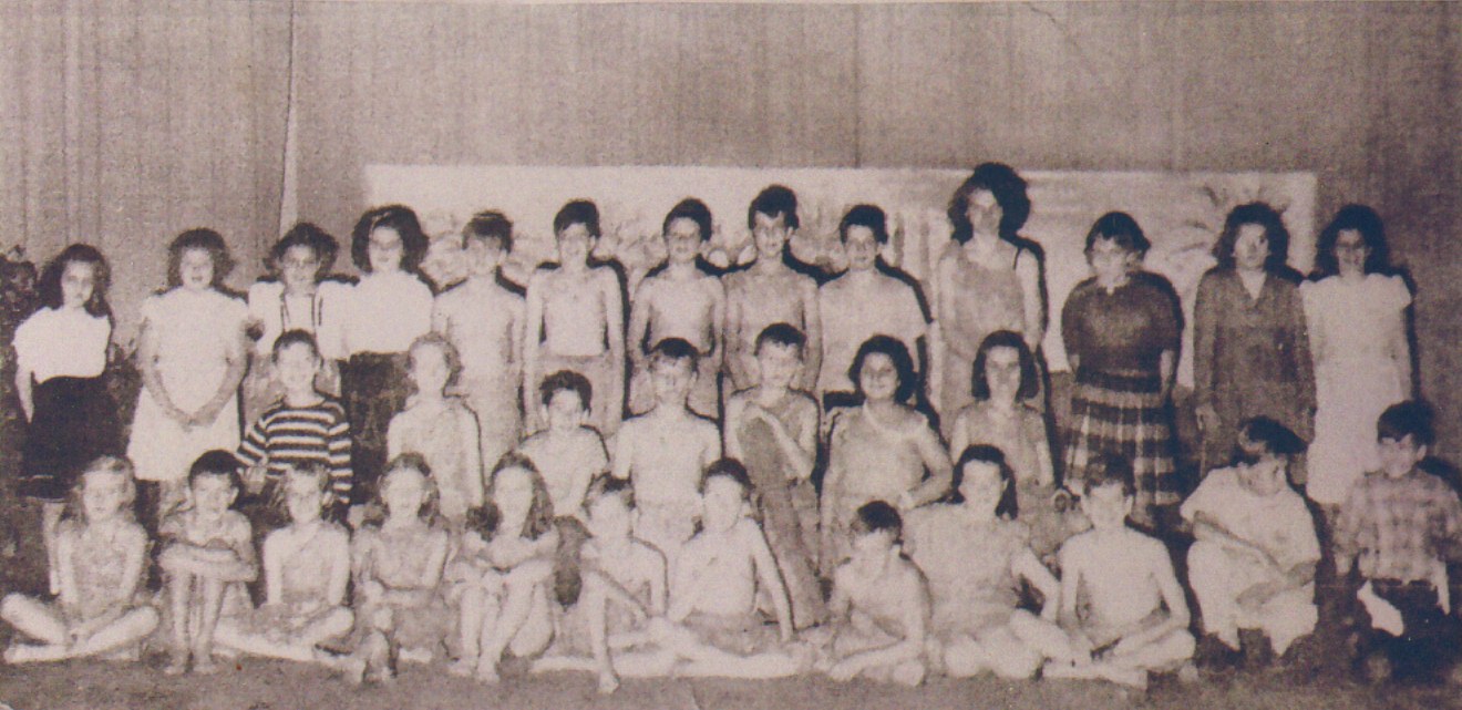 Ada Haley's class at H. H. Davis School, 1947, group photo