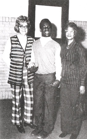 Bus aides at H. H. Davis School, early 1970s