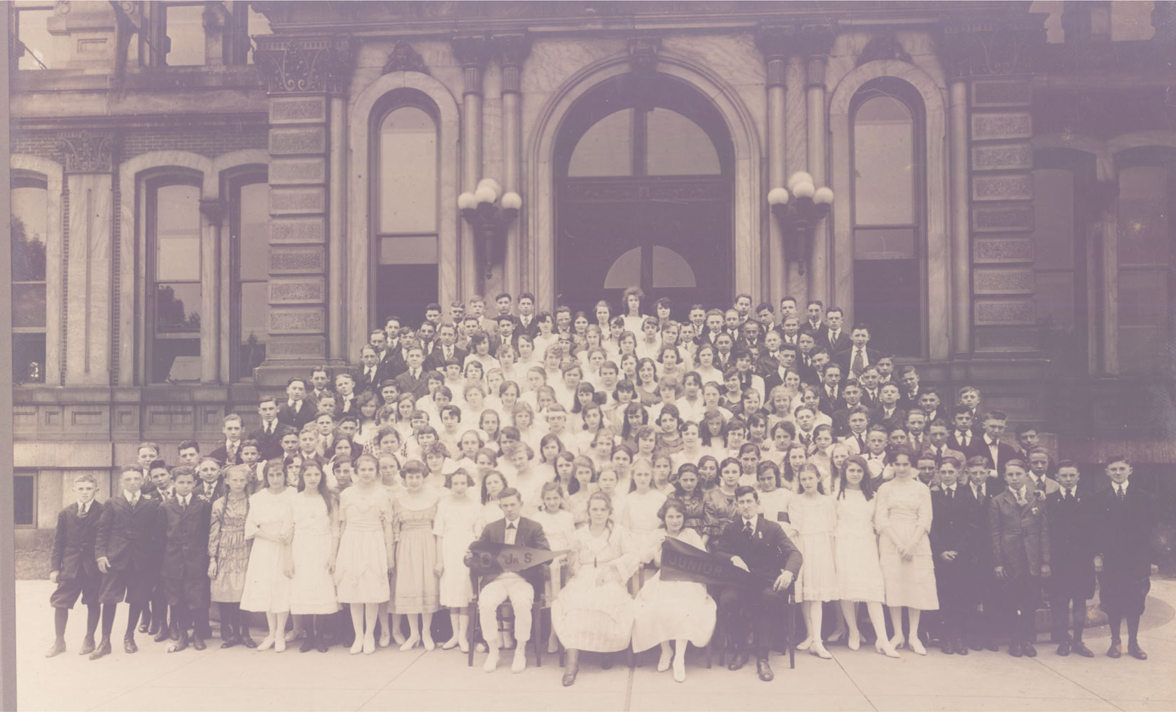Junior High School No. 1 Class of 1920 graduation photo