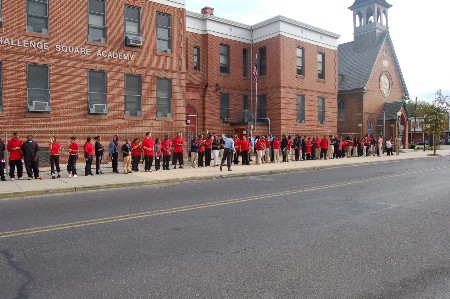 9/11 ceremony at Met East High School (former Lincoln School), 2007