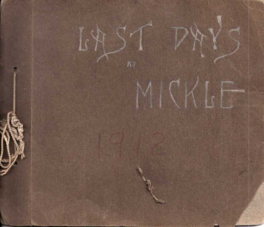 Raymond J. Bunting's last days at Mickle School, 1912 — document page 1