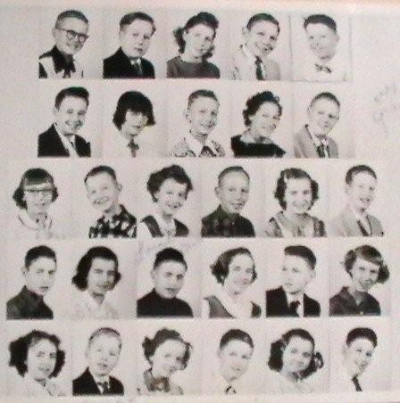 H.C. Sharp School class photo, 1953-1954
