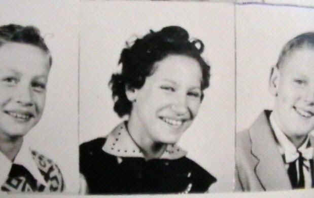 H.C. Sharp School class photo, 1953-1954 — Lillian Hurwitz, 2814 Polk Avenue