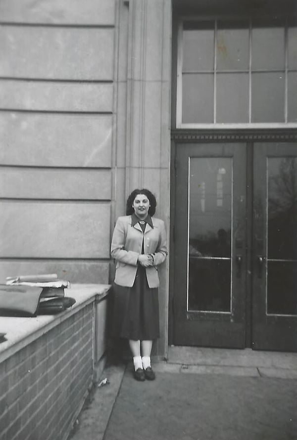 Ruth Grace Boyer, Woodrow Wilson High School, late 1940s