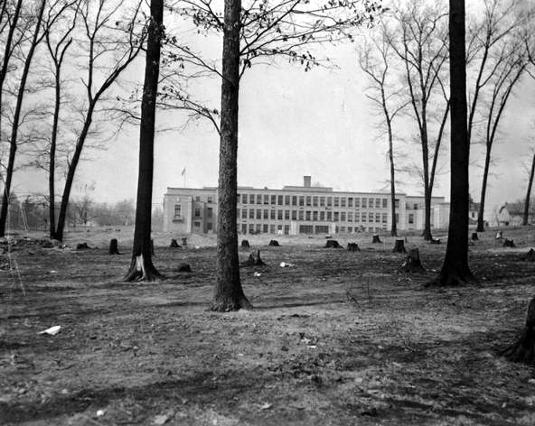 Woodrow Wilson High School as seen from Dudley Grange