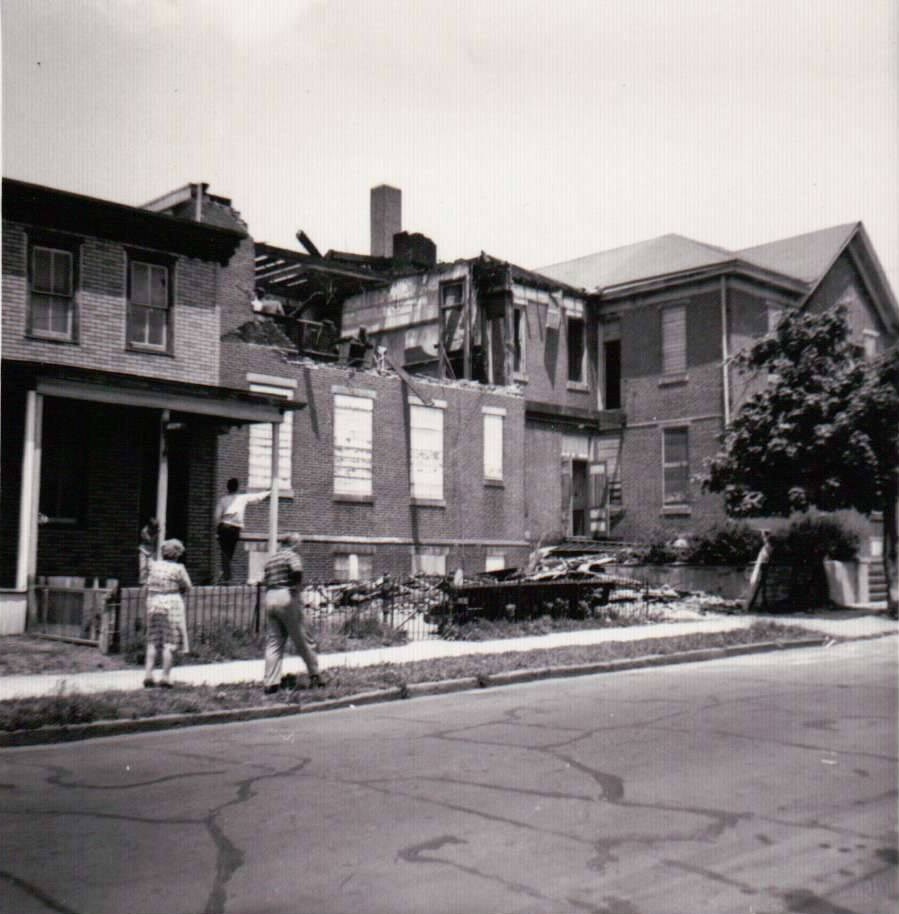 James A. Garfield School demolition, view 4