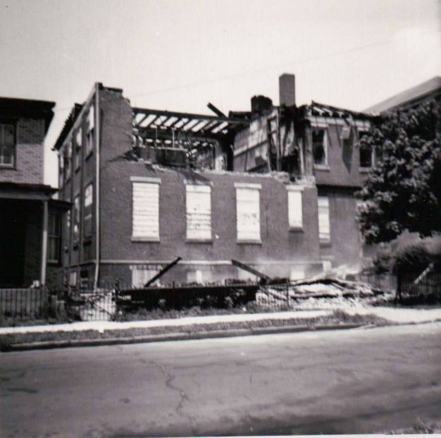 James A. Garfield School demolition, view 5
