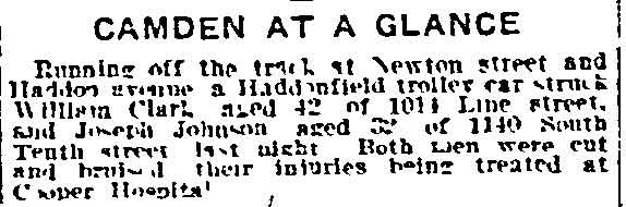 1014 Line Street — William Clark, Philadelphia Inquirer, October 22, 1914