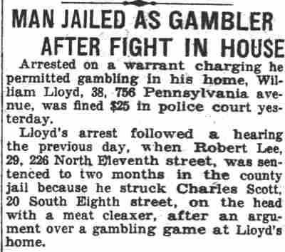 Camden Courier-Post, March 22, 1938 — Man Jailed as Gambler