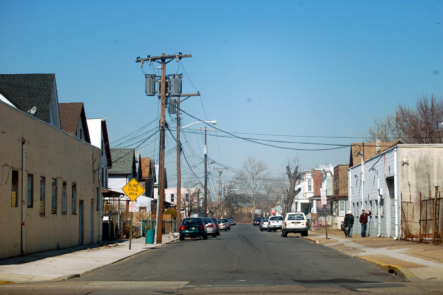 Looking north on North 21st Street from Federal Street, February 2009