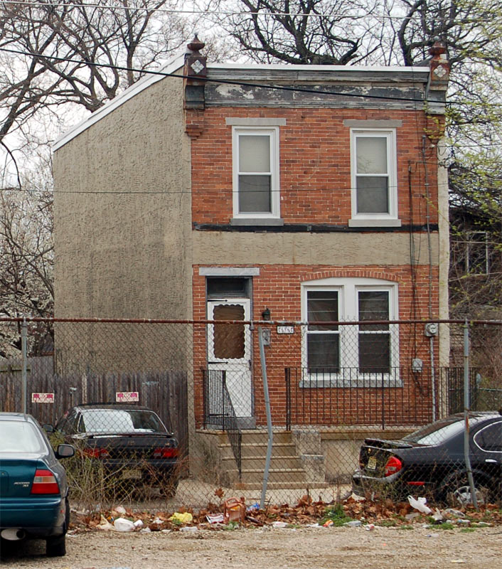 136 North 22nd Street, home of Thomas O'Neil family 1914-1920, photo April 7, 2011