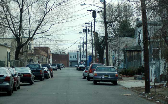 North 22nd Street as seen from Howell Street, looking south, February 26, 2009