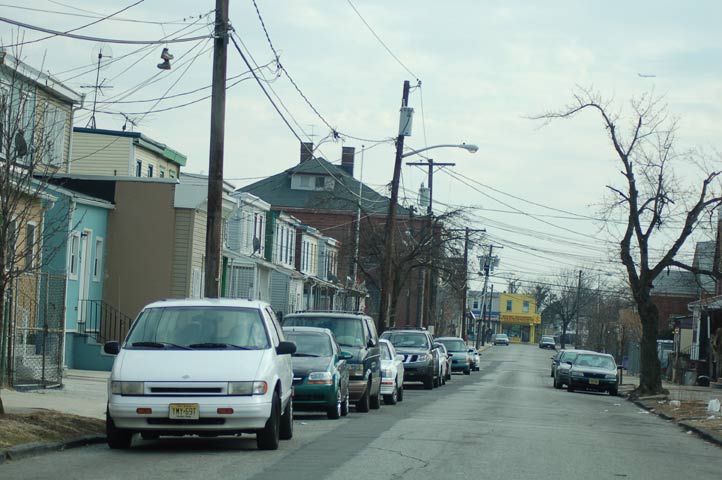 North 23rd Street looking south from Howell Street, February 25, 2009